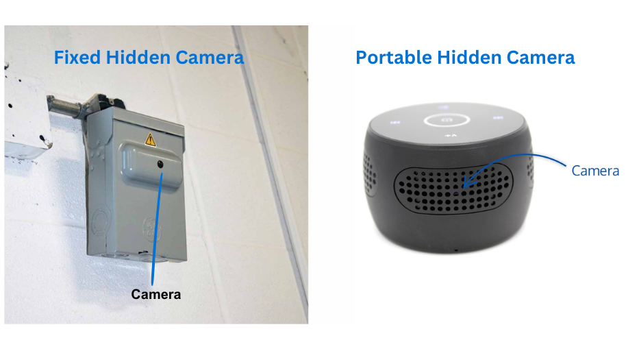 Fixed Hidden Cameras v/s Portable Hidden Cameras