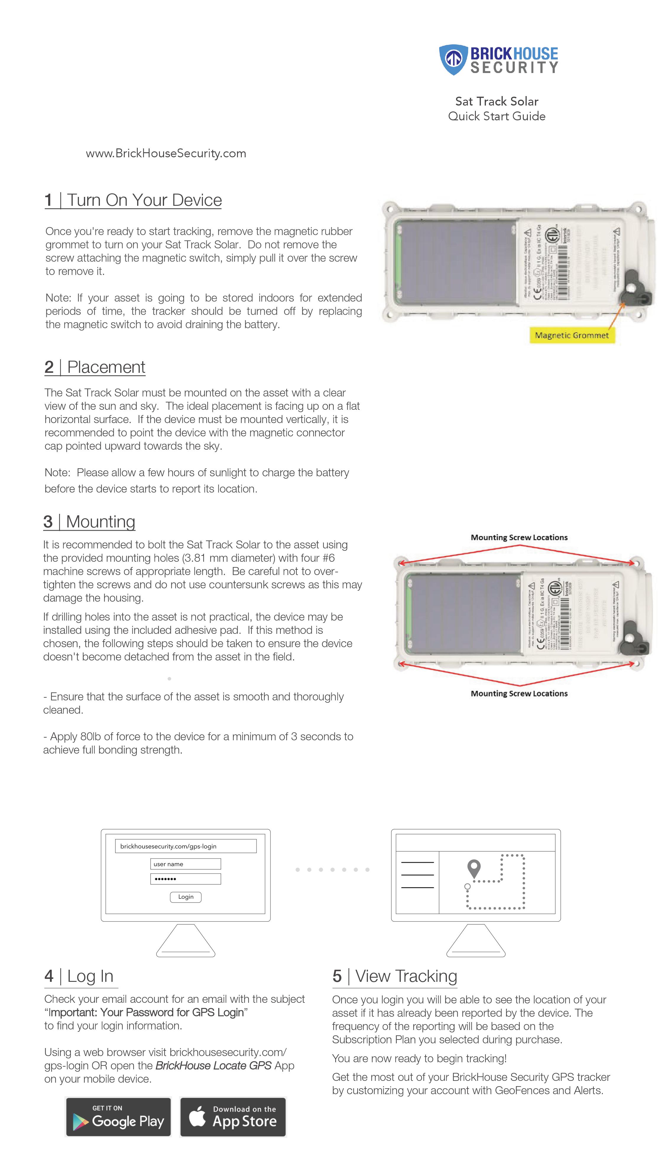 Sat Track Solar Quick Start Guide